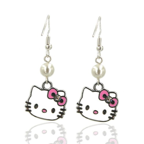 Hello kitty dolce orecchini - hello,