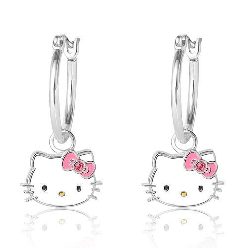 Orecchini cerchio argento - a,