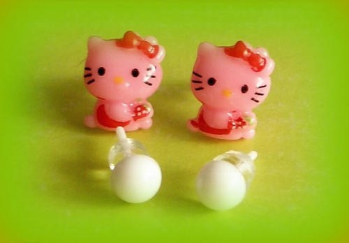Orecchini hello kitty - p.,