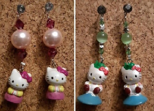 Orecchini hello kitty sanrio - orecchini,