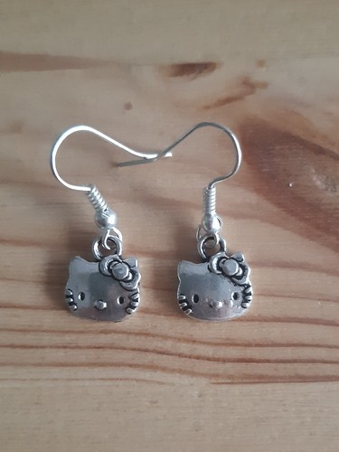 Hello kitty orecchini - hello, grigio