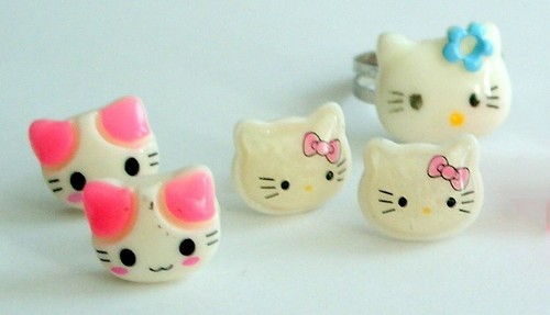 Orecchini hello kitty - p.,