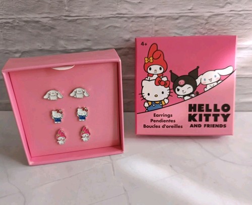 Orecchini perno hello kitty - orecchini, a