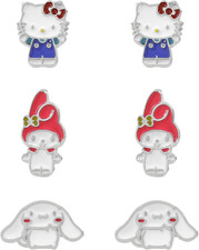 Hello Kitty - Set Di Orecchini