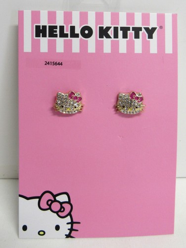 Orecchini perno hello kitty - perno,