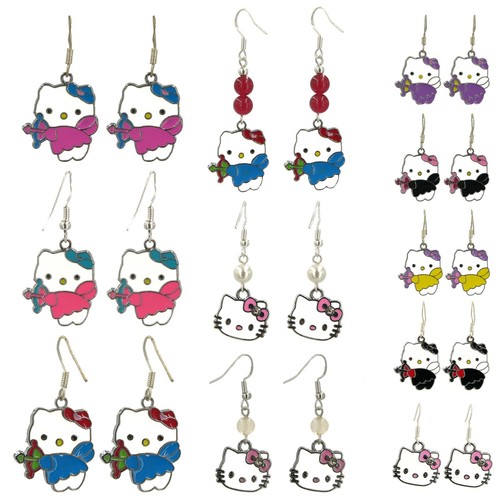 Orecchini hello kitty argento - orecchini,