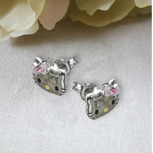 Orecchini perno hello kitty - perno,