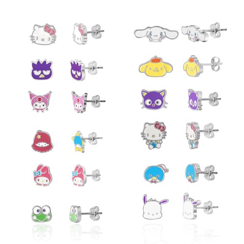 Sanrio orecchini lobo set - sanrio,