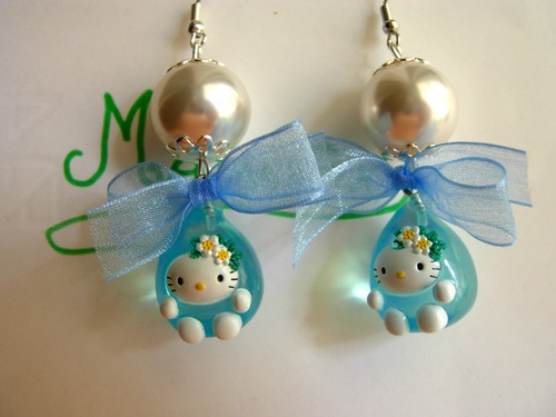 Orecchini hello kitty goccia - hello,
