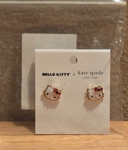 Orecchini perno hello kitty - orecchini, a