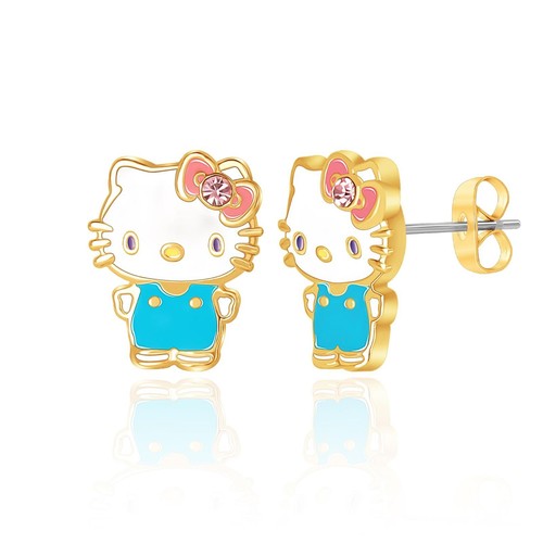 Orecchini perno sanrio hello - a,